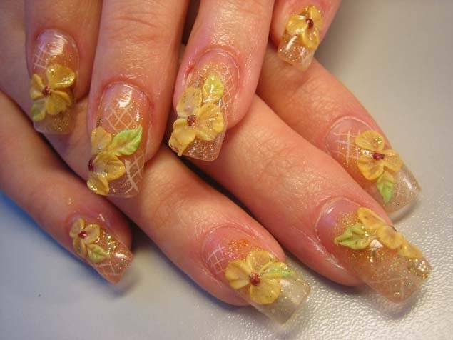Акриловая лепка на ногтях — эффектный штрих для вашего образа