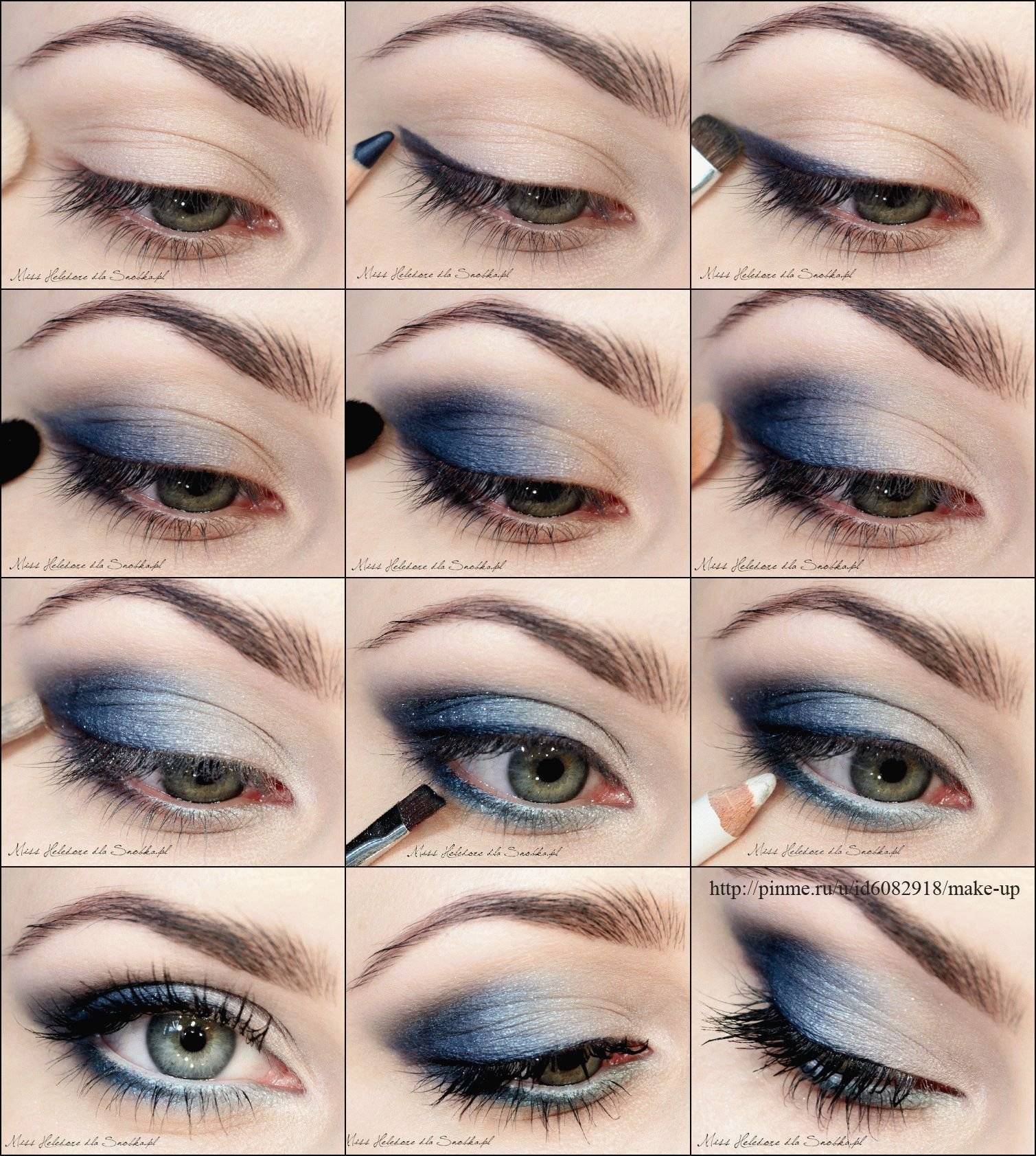 Как красиво накрасить глаза тенями: пошаговая инструкция с фото
