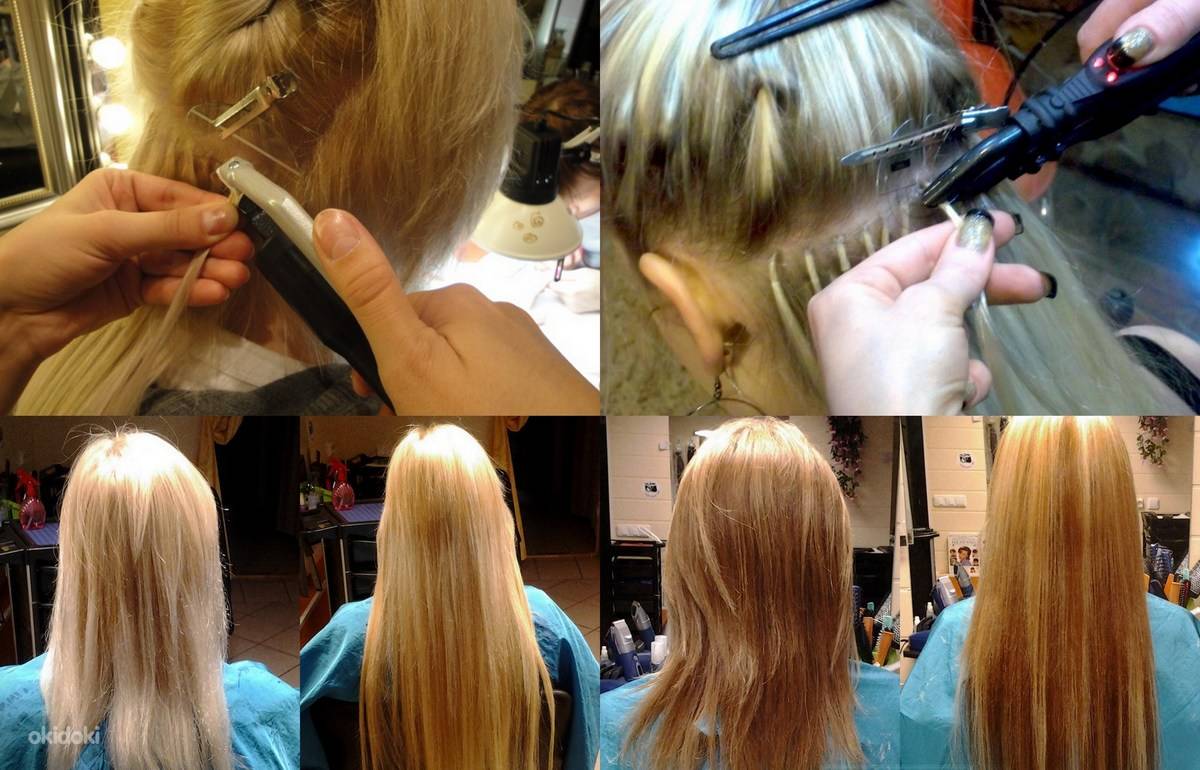 Ультразвуковое наращивание волос салон
