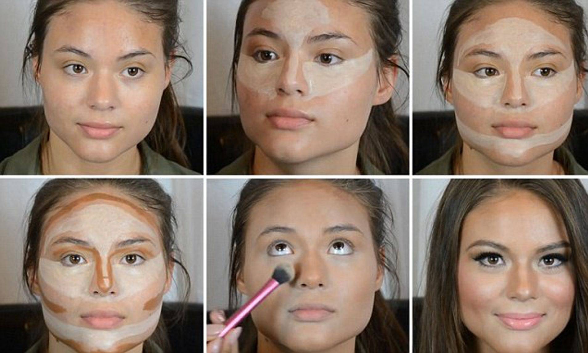 Как убрать впалые щёки с помощью косметики: макияж для худого лица