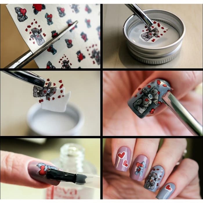 Дизайн ногтей наклейками-слайдер - cosmetic trends