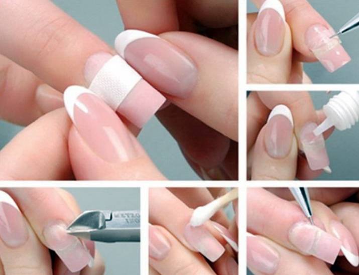 Ремонт ногтей с помощью шелка: пошаговая инструкция