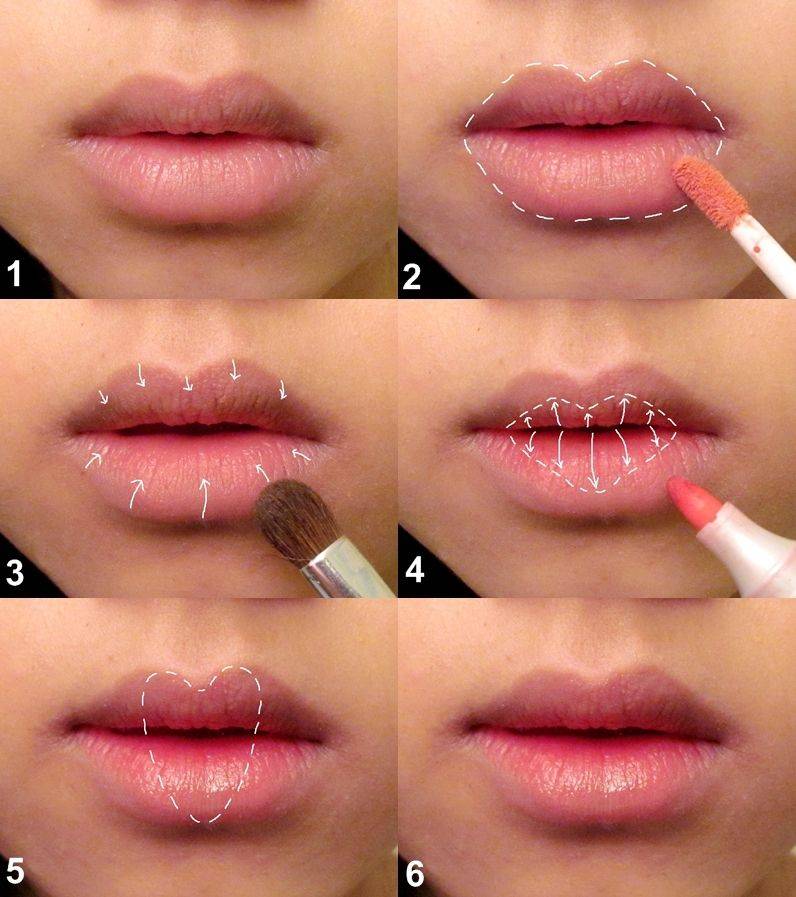 Как визуально увеличить губы с помощью макияжа? лучшие советы