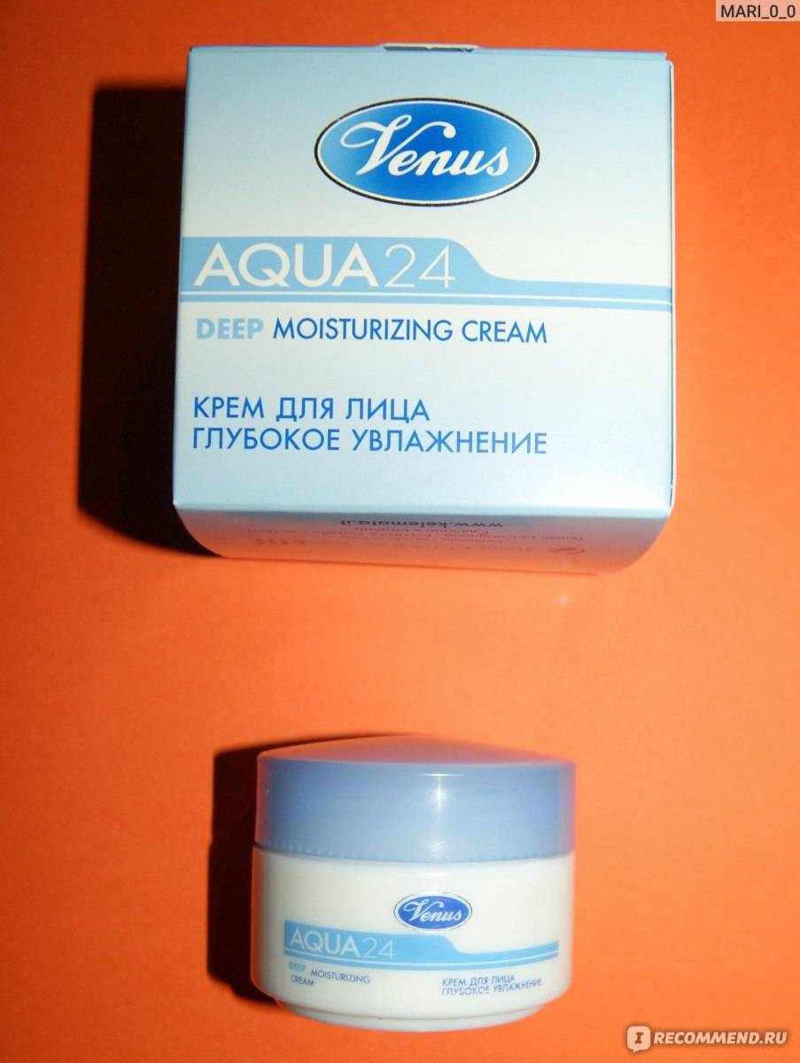 Крем для лица venus aqua 24 deep-moisturizing cream - отзывы e-otzovik.ru