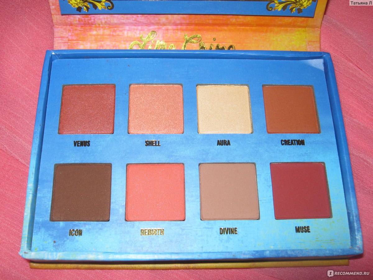 Большая палетка теней lime crime venus xl – обзор, отзыв, разбор каждого оттенка
