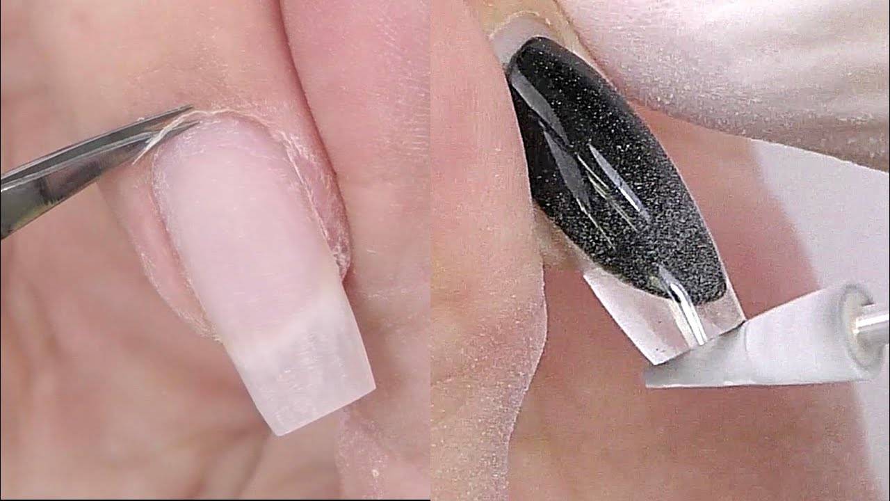Как снять нарощенные ногти | пилочка