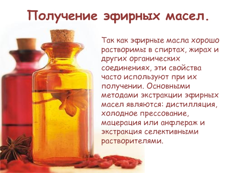 Гид по эфирным маслам: получение эфирных масел, их сочетаемость, состав, качество, действие на организм