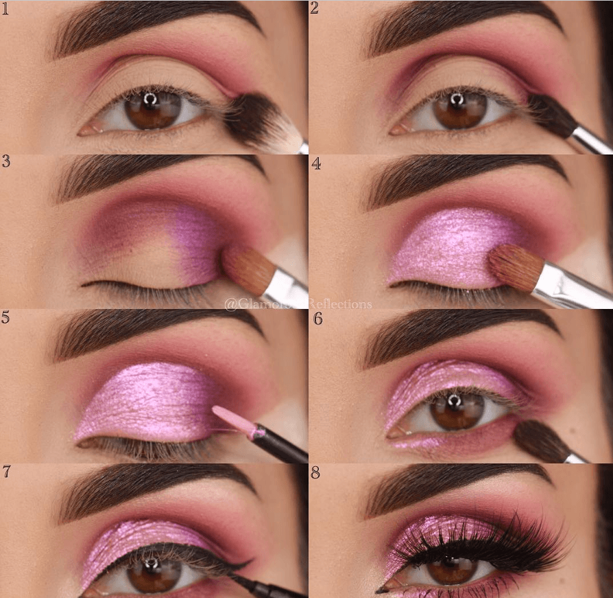 Розовый макияж, создаем pink makeup своими руками