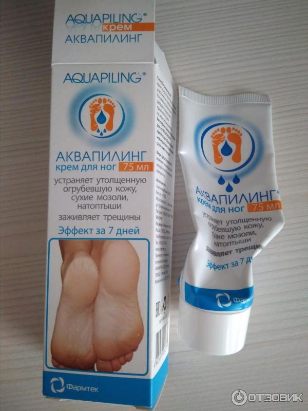 Обзор крема аквапилинг для ног: состав и эффективность применения