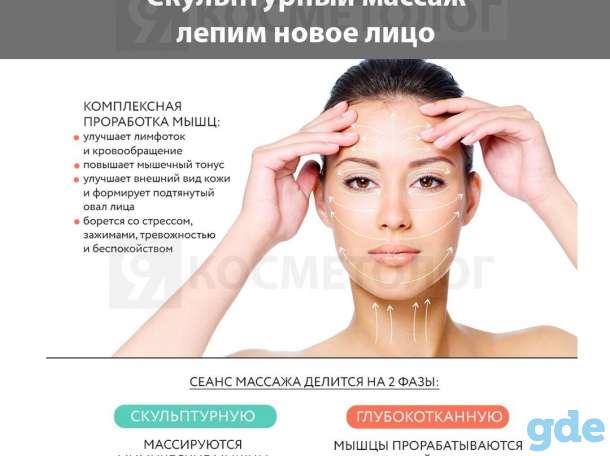 Скульптурный массаж лица в салоне и дома: видео, фото до и после