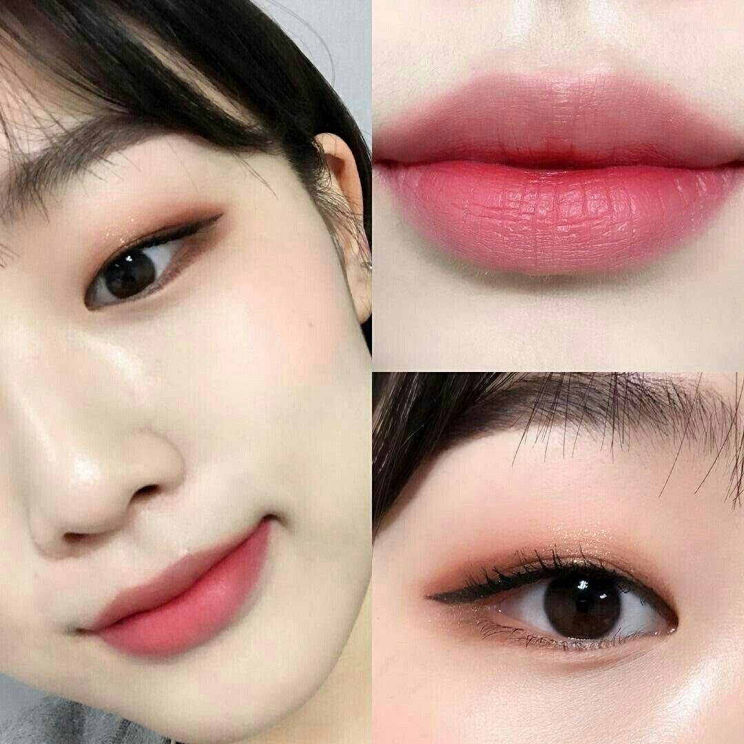 Корейский макияж до и после 2019 год