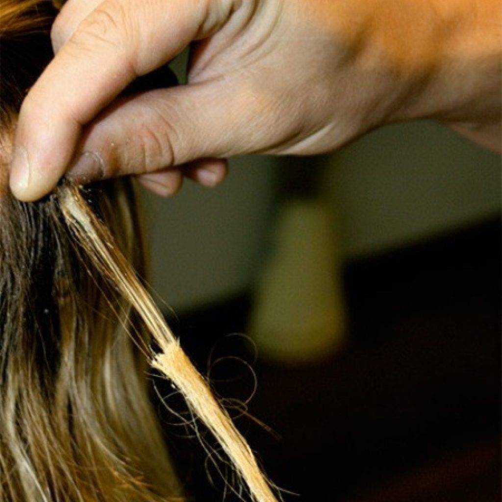 Как снять наращивание волос