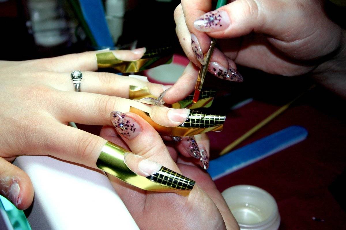 Дизайн нарощенных ногтей - рисунки на ногтях нарощенных