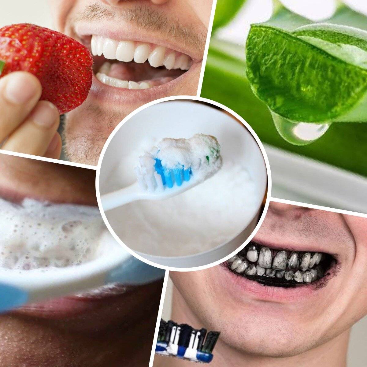 способы отбеливания зубов в домашних условиях быстро