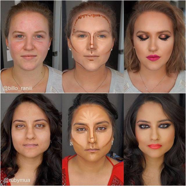 Как при помощи макияжа сделать полное лицо более худым: советы от визажистов - леди стиль жизни