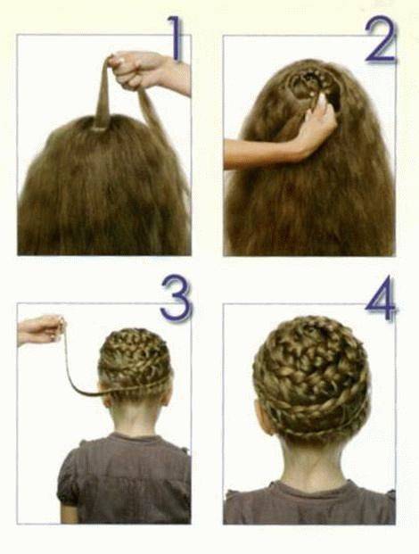 Как сделать из своих волос кукуй