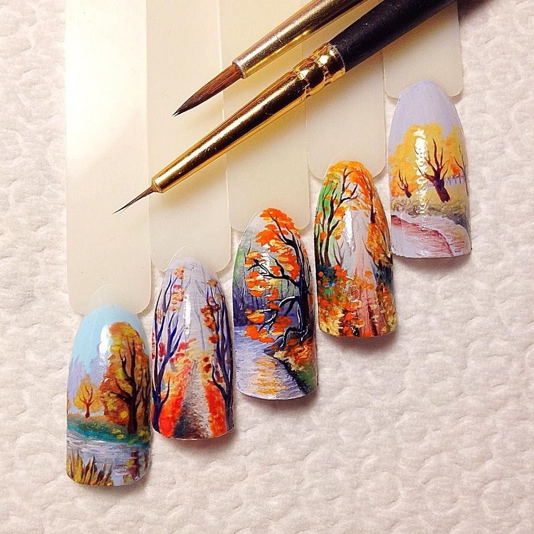 Акварель на ногтях (45 фото): дизайн маникюра с использованием акварельной роспись, техники рисования с использованием лака