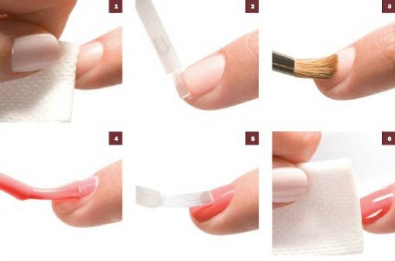 Нанесение гель-лака, покрытие гель-лаком ногтей, пошагово | маникюриста