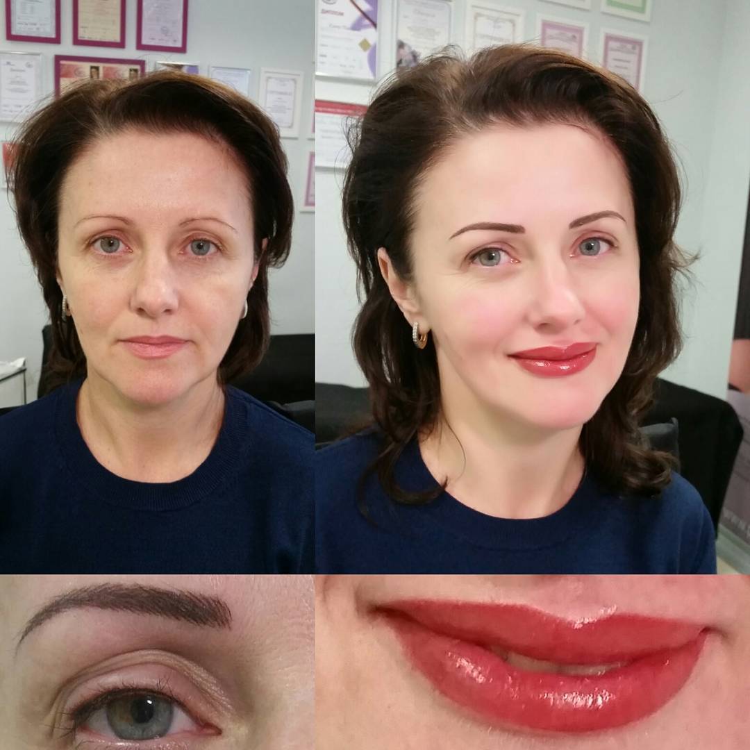 Перманентный макияж губ — правила, плюсы, минусы и особенности применения (120 фото и видео)