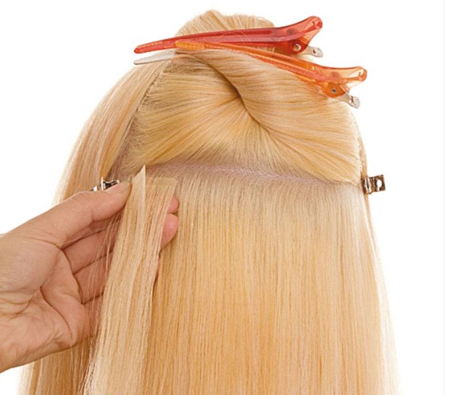Наращивание волос на биглионе