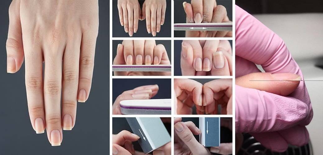 Делаем квадратную форму ногтей