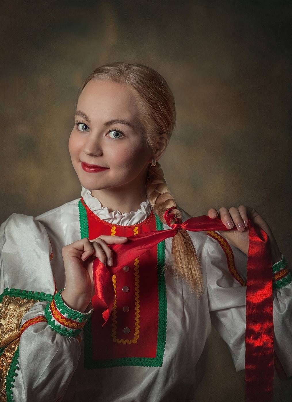 Прически в русском стиле
