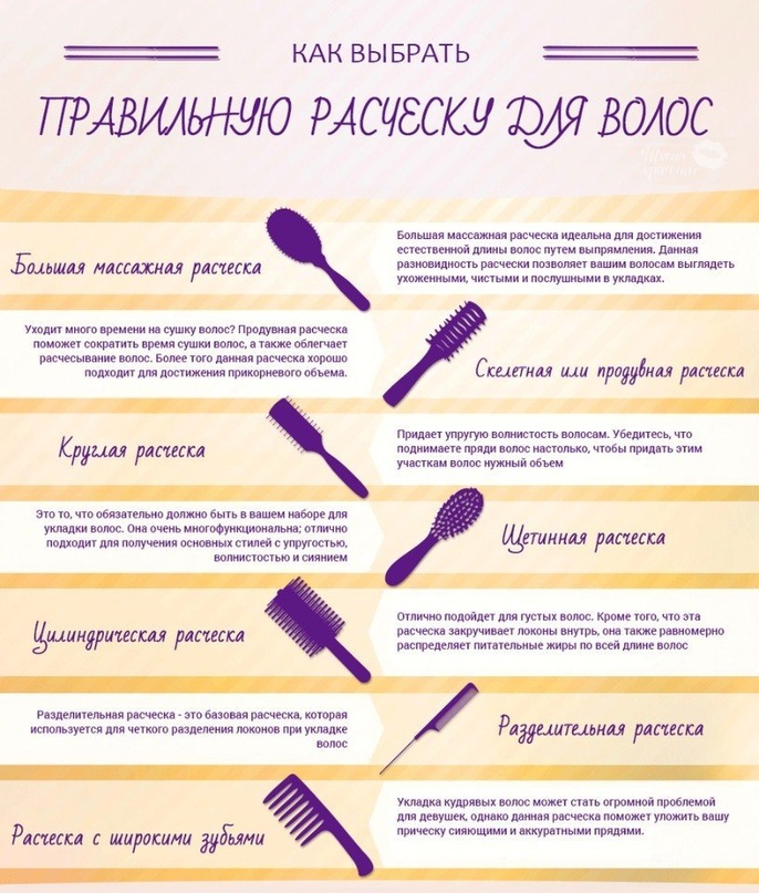 Как выбрать расческу по ее форме и назначению