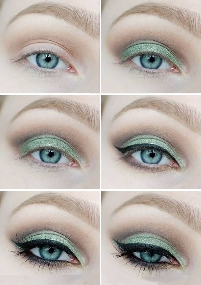 Макияж для зеленых глаз (50 фото)