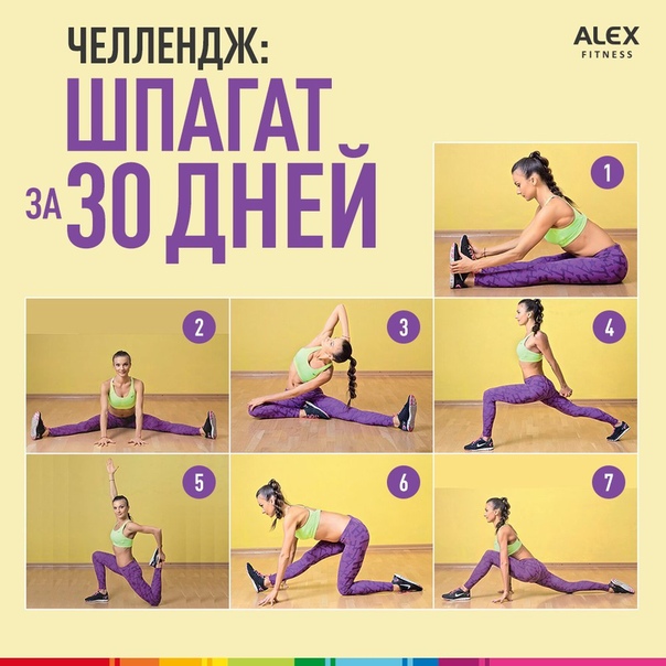 Как сесть на шпагат за неделю или меньше - wikihow