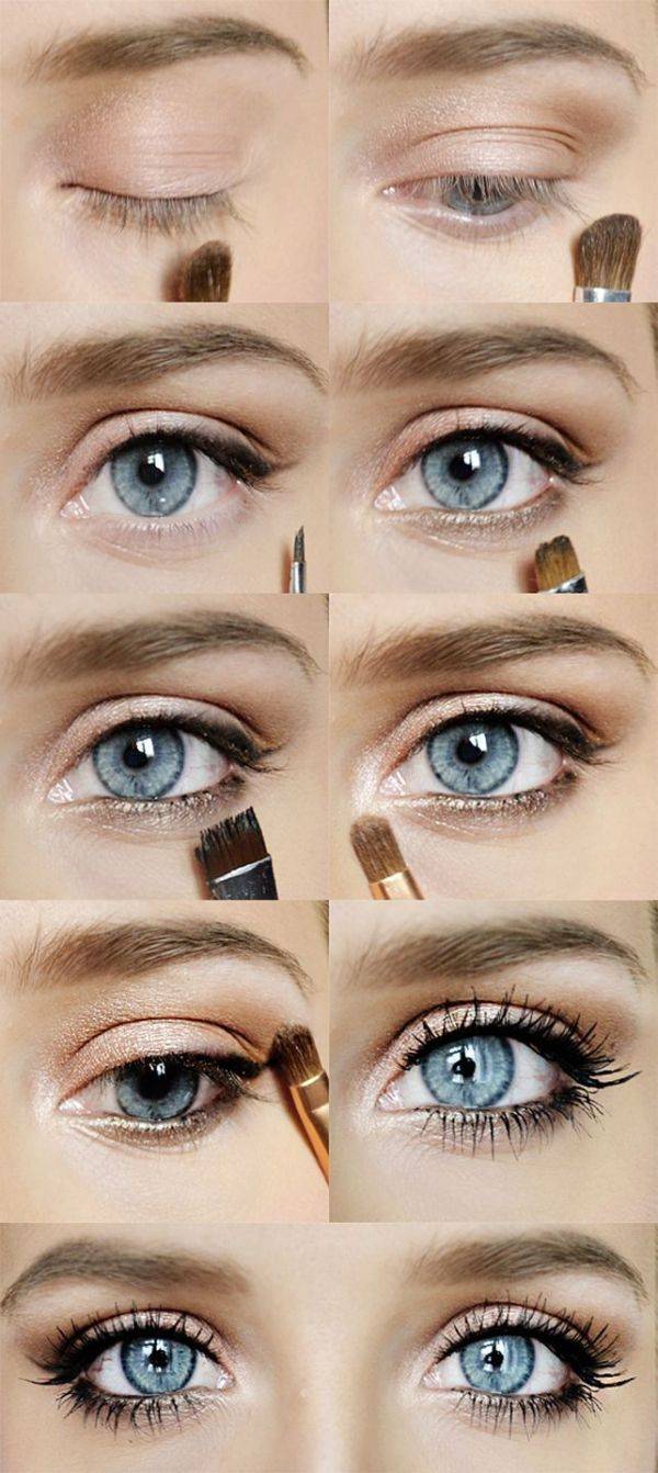 Как накрасить глаза, чтобы они казались больше: инструкция