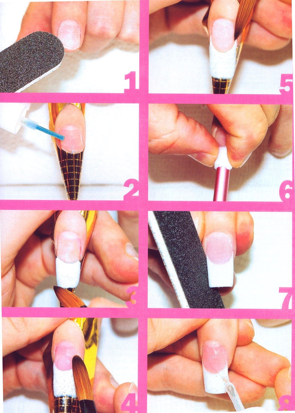 Наращивание ногтей на типсы: особенности техники, пошаговая инструкция