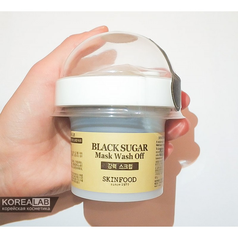 Skinfood black sugar honey mask wash off review and demo