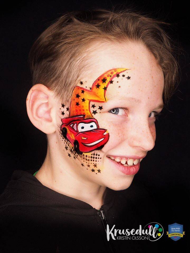 Идеи рисунков на лице для детей