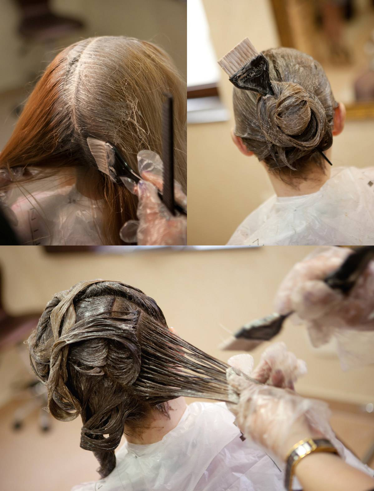 Технология окрашивания волос в салоне