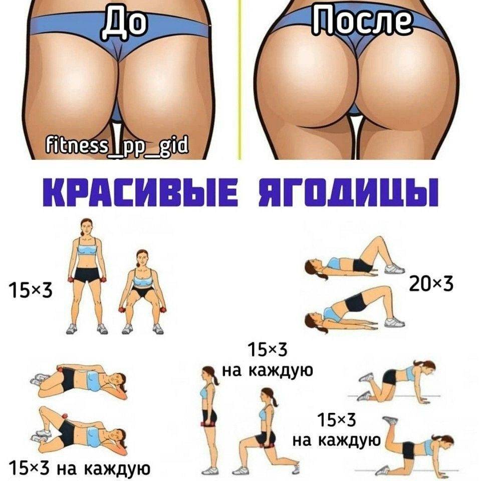 4 типа женских поп: как тренировать именно твою?)
