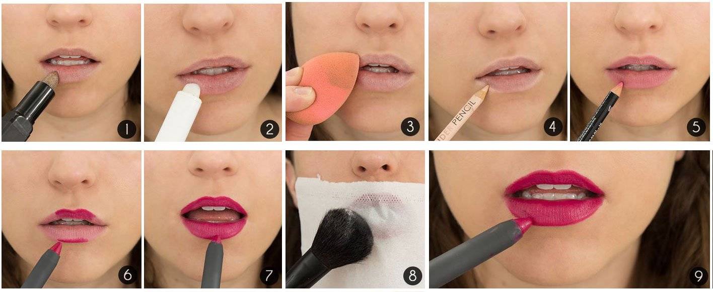 Как красить губы: помада. карандаш. блеск. тинт