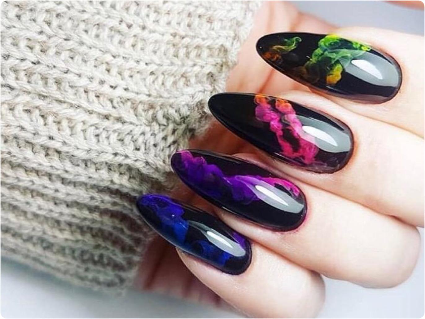 Nails design. Необычный маникюр. Оригинальные ногти. Сложный маникюр. Дизайнерские ногти.