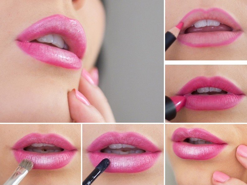 Как визуально увеличивать губы? средства для макияжа губ :: syl.ru