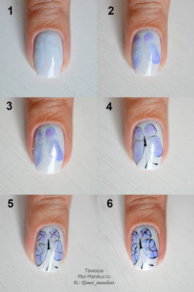 Маникюр с бабочками: модный дизайн ногтей, фото
маникюр с бабочками — modnayadama
