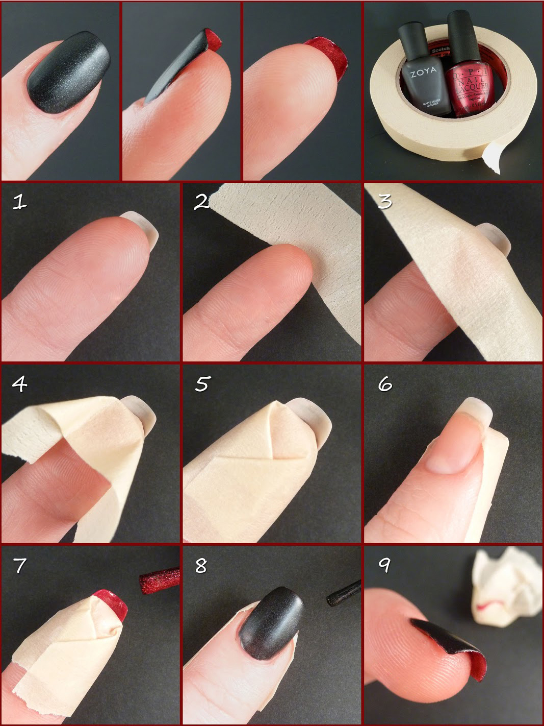 Как создать квадратный вариант ногтей?