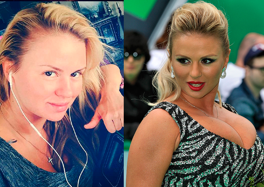 Топ-10 знаменитостей, которых не узнать без макияжа: фото до и после