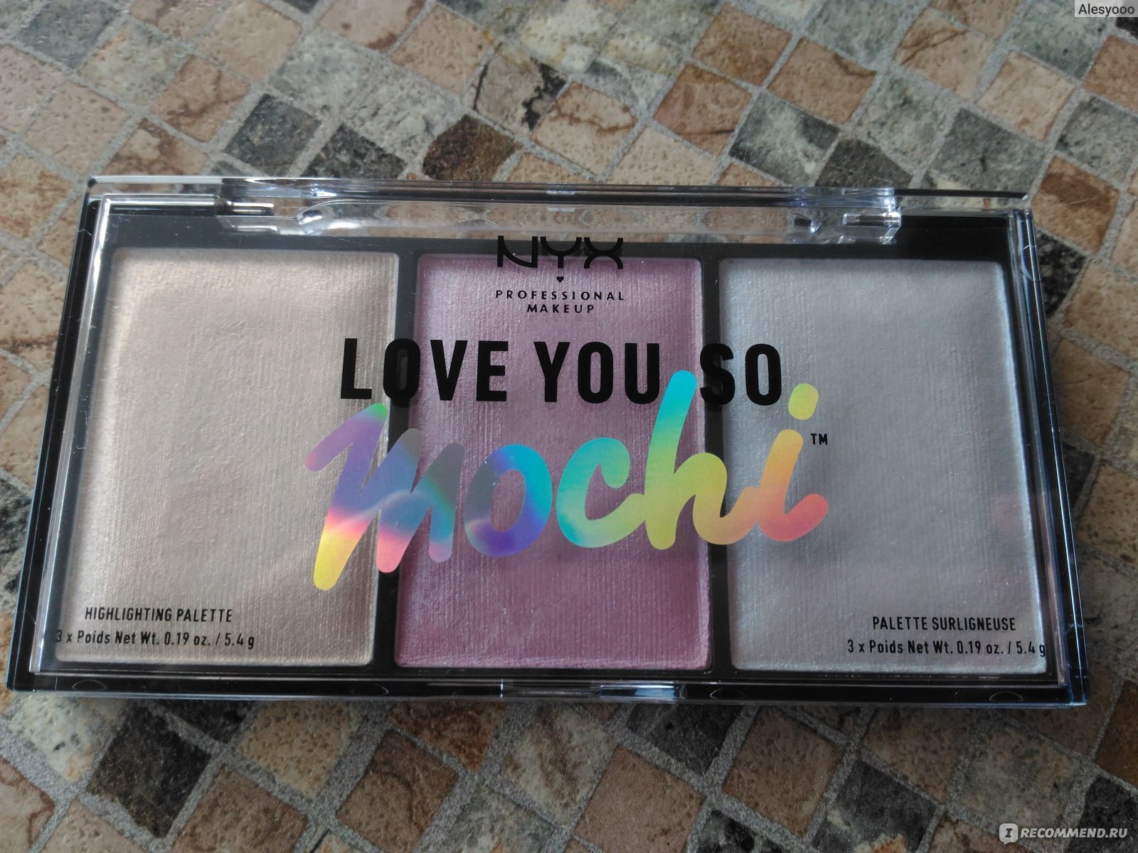 Обзор love you so mochi highlighting palette от nyx