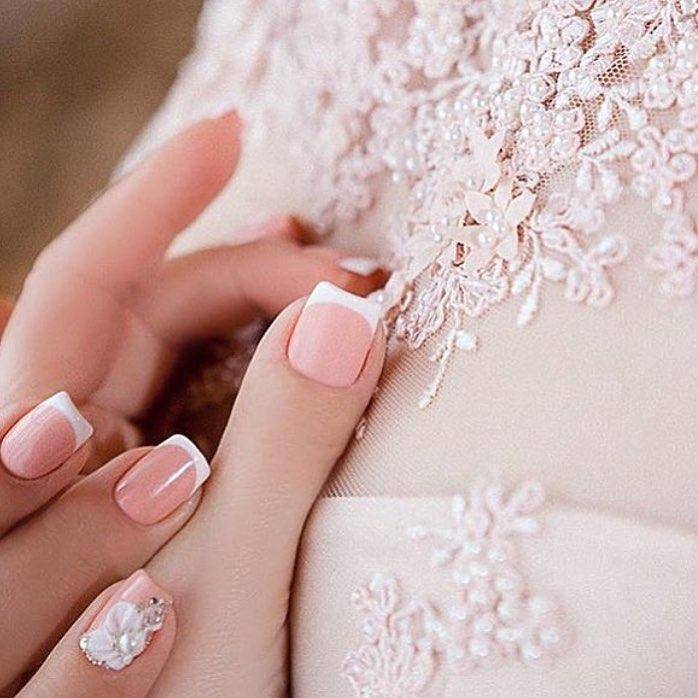 Свадебный маникюр 2019: более 100 фото идей красивого дизайна ногтей для невесты | volosomanjaki.com