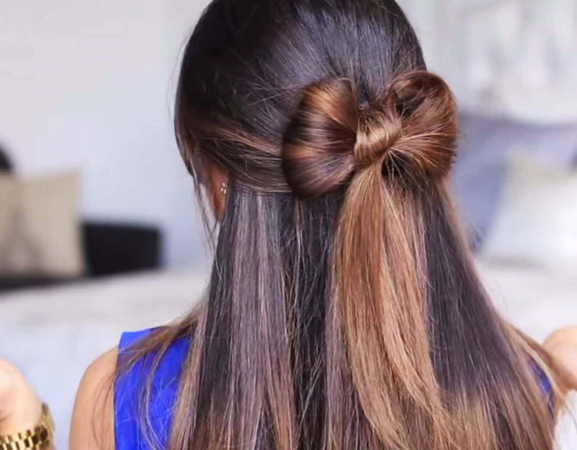 Прическа бантик из волос: как сделать, фото и видео