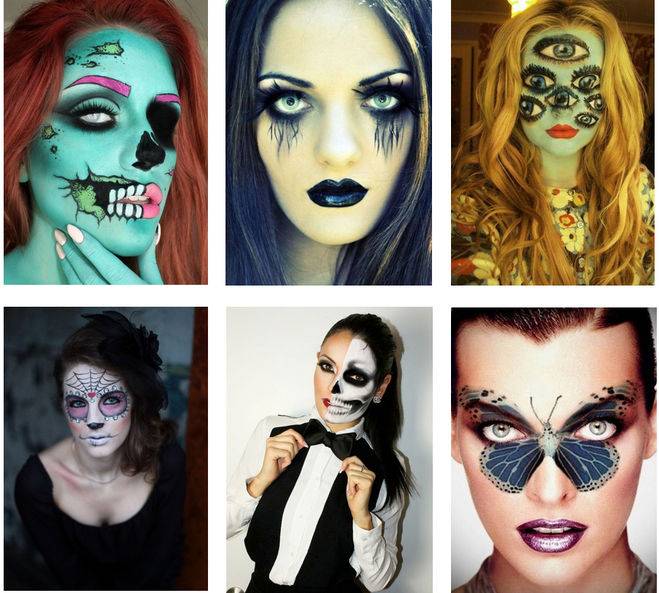 На хэллоуин макияж для парней и девушек: идеи и особенности