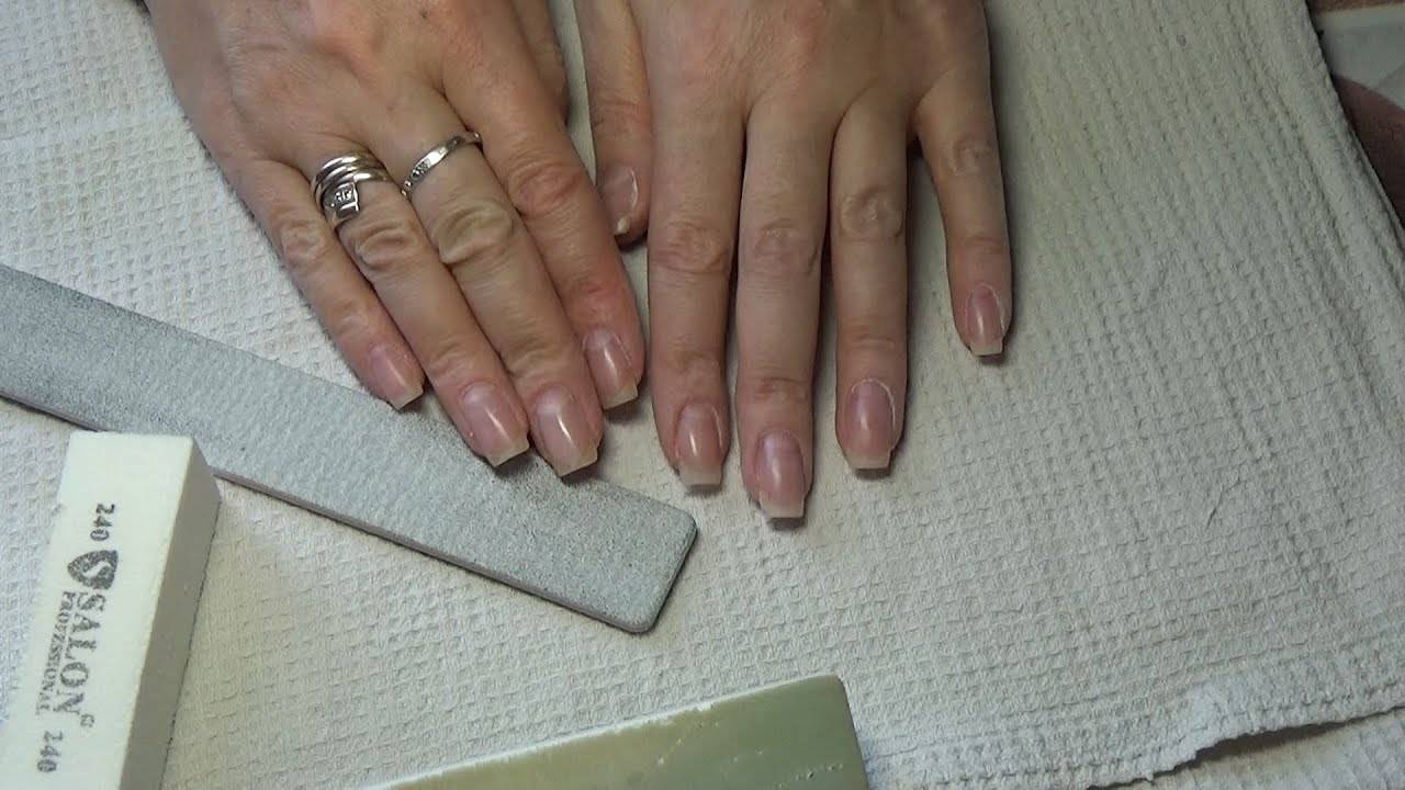 Как сделать коррекцию нарощенных ногтей гелем: видео