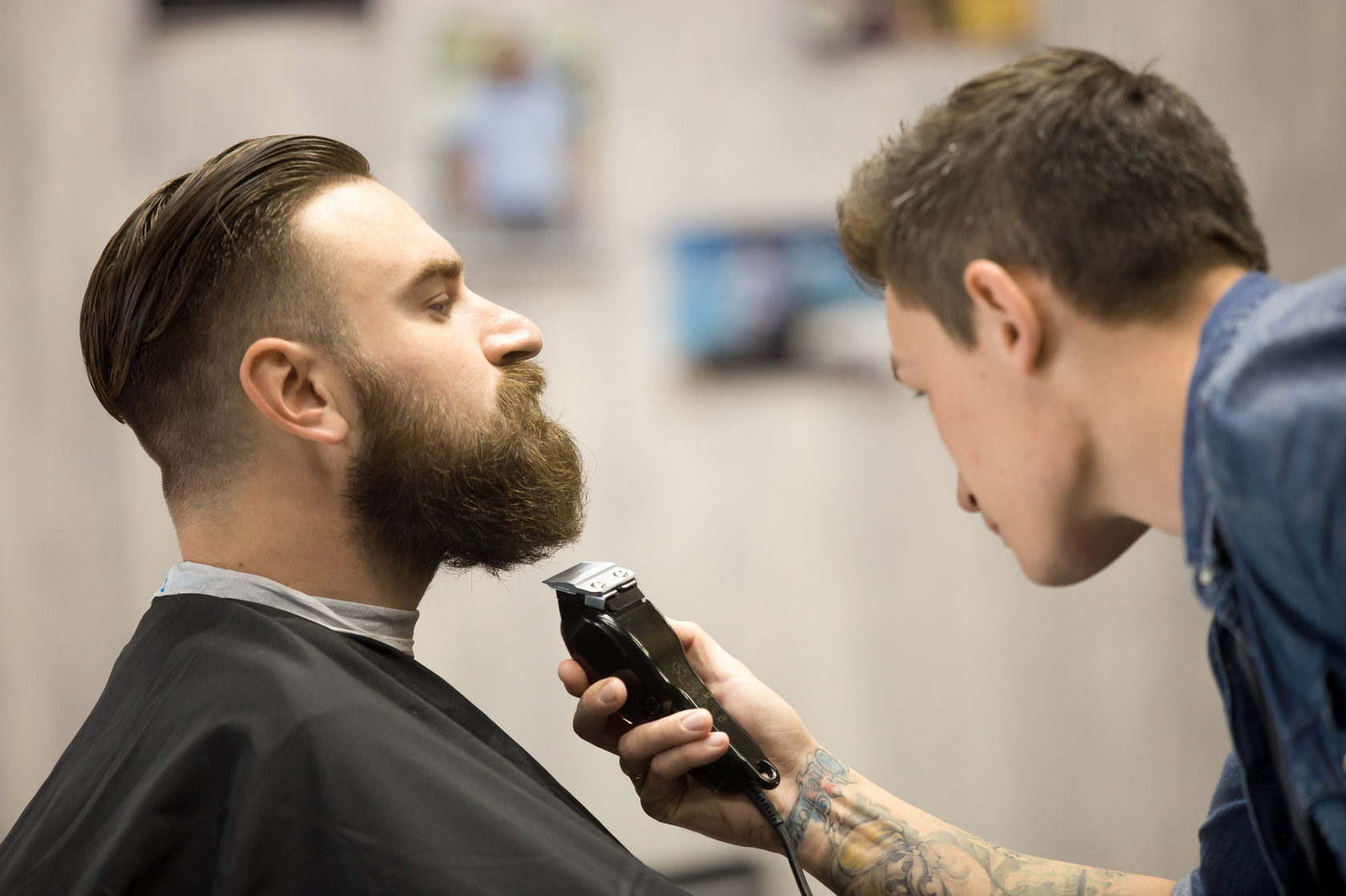 Как выпрямить кудрявую или вьющуюся бороду | life4beard