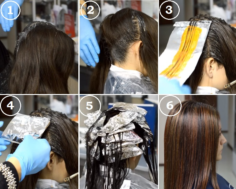 Венецианское мелирование на волосы разной длинны с фото и видео