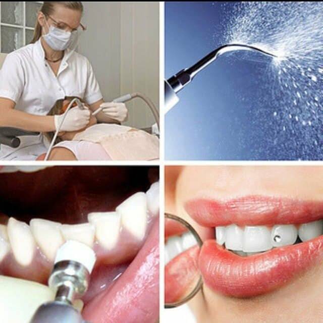 Чистка зубов у стоматолога как делается фото