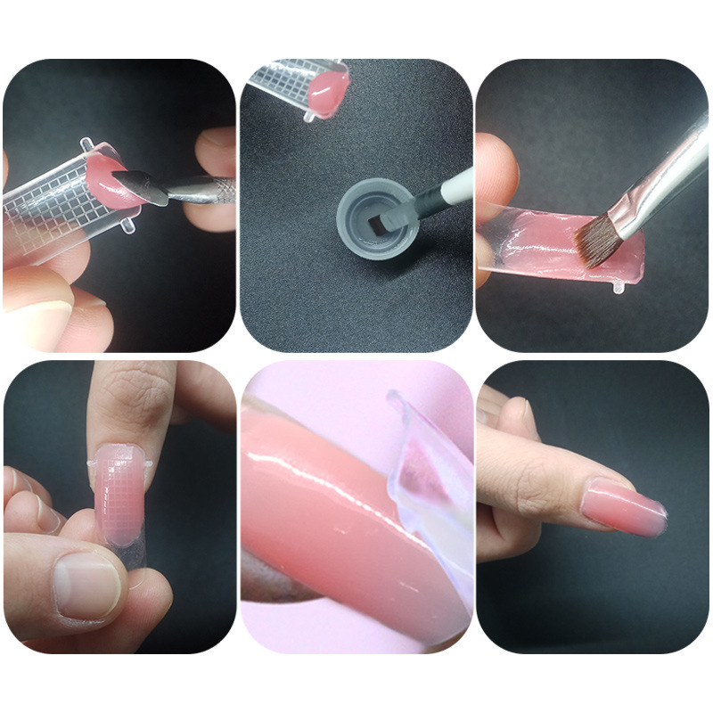 Пошагово наращивание ногтей гелем на формы: фото, особенности процедуры